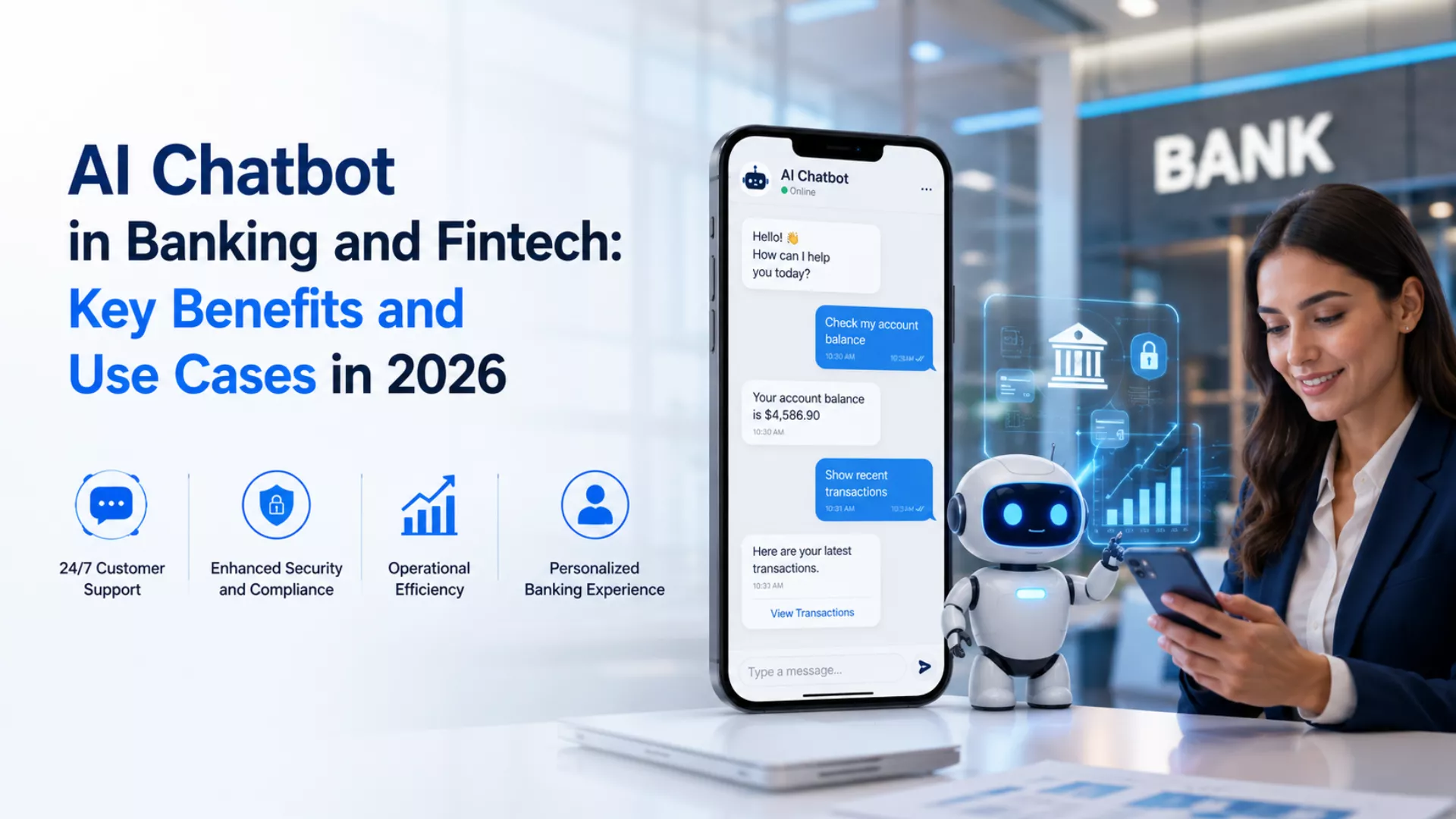 AI Chatbot in Banking and Fintech: Key Benefits and Use Cases in 2026