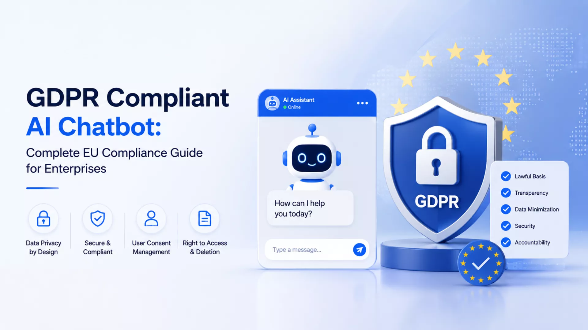 GDPR Compliant AI Chatbot: Complete EU Compliance Guide for Enterprises