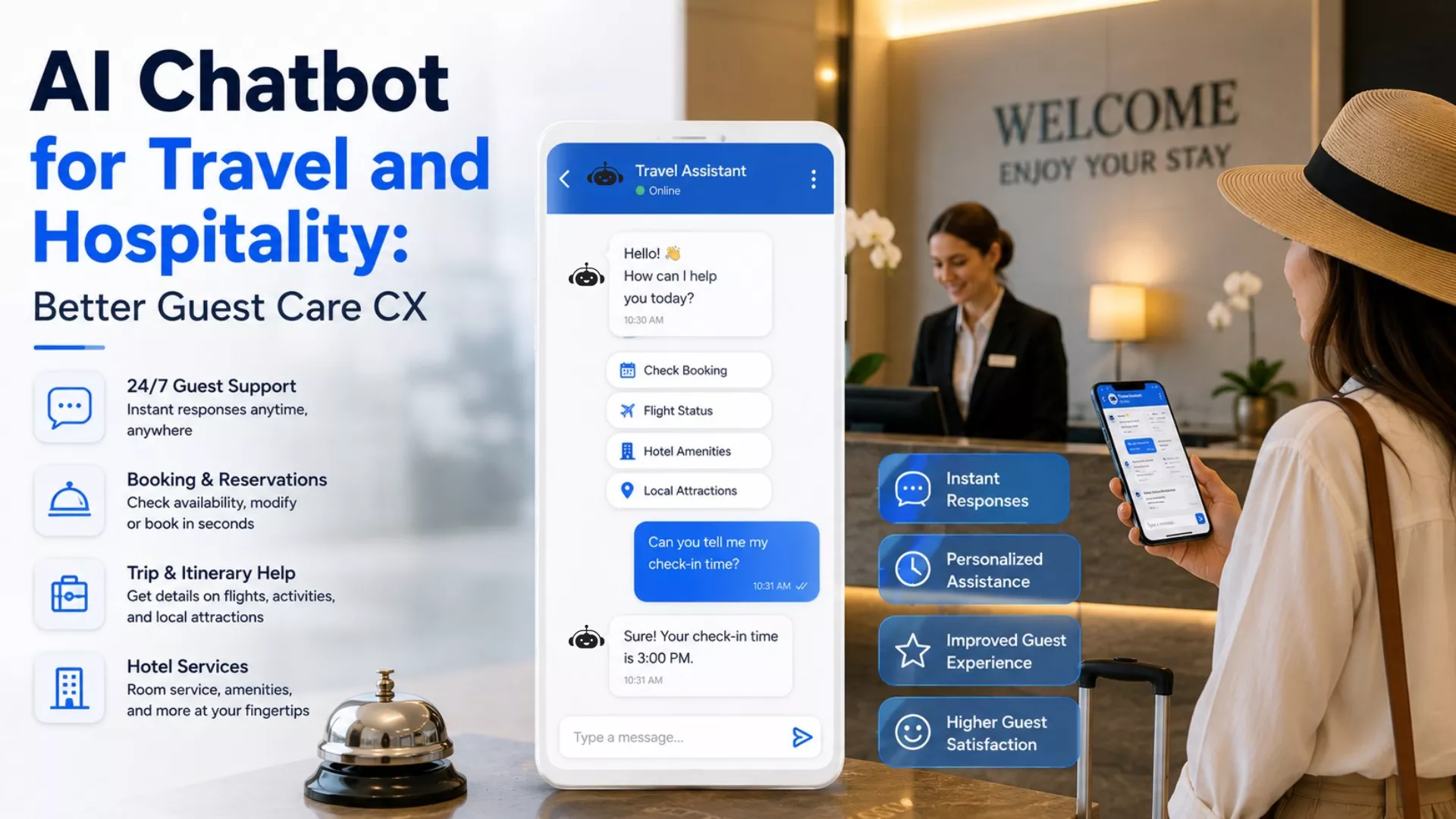 AI Chatbot for Travel and Hospitality: Better Guest Care CX