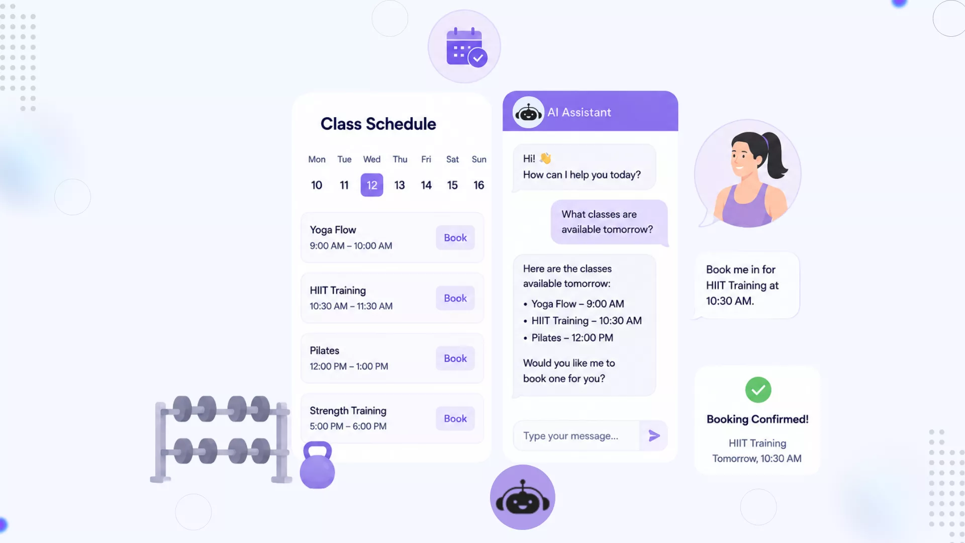 AI-Powered Fitness Studio Scheduling: Automating Bookings and Scaling Member Support