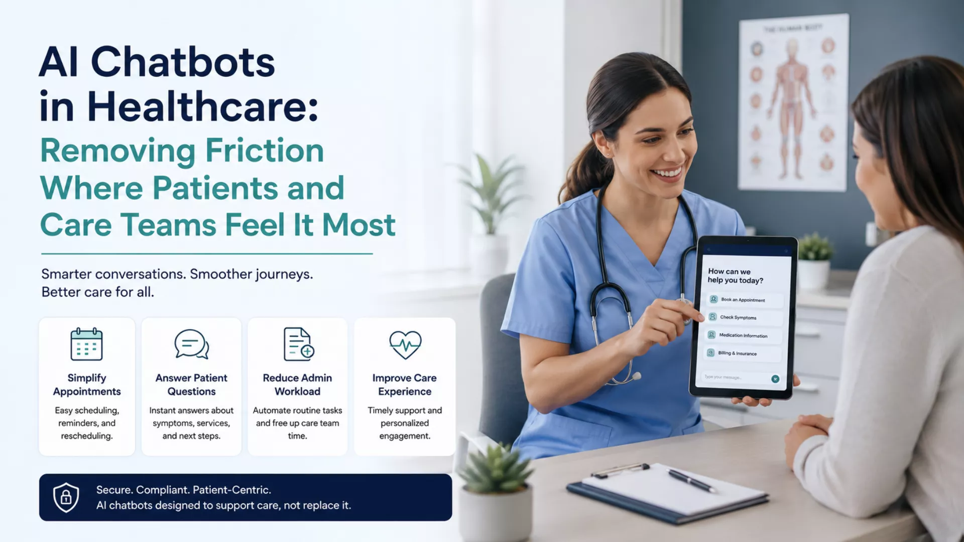 AI Chatbots in Healthcare: Removing Friction Where Patients and Care Teams Feel It Most