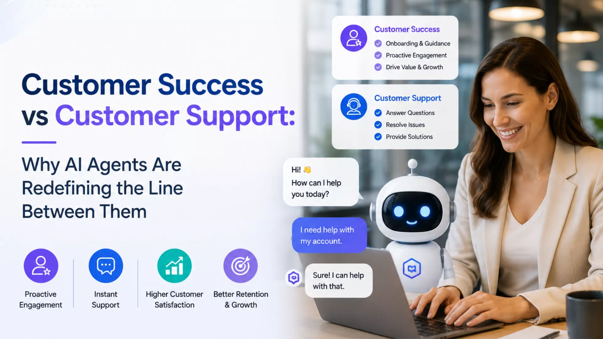Customer Success vs Customer Support: Why AI Agents Are Redefining the Line Between Them
