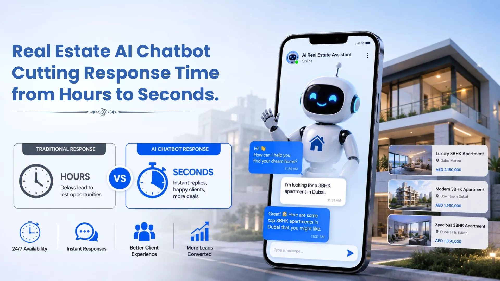 How AI Chatbots Are Cutting Response Time from Hours to Seconds in Real Estate