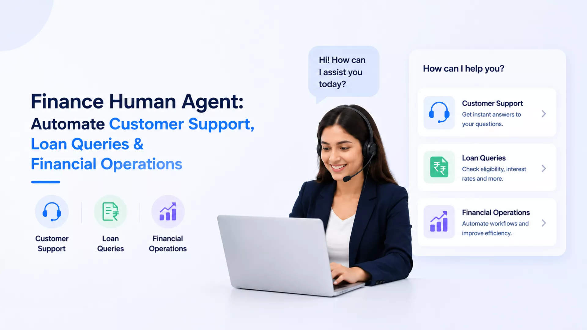 Finance AI Agent: Automate Customer Support, Loan Queries & Financial Operations