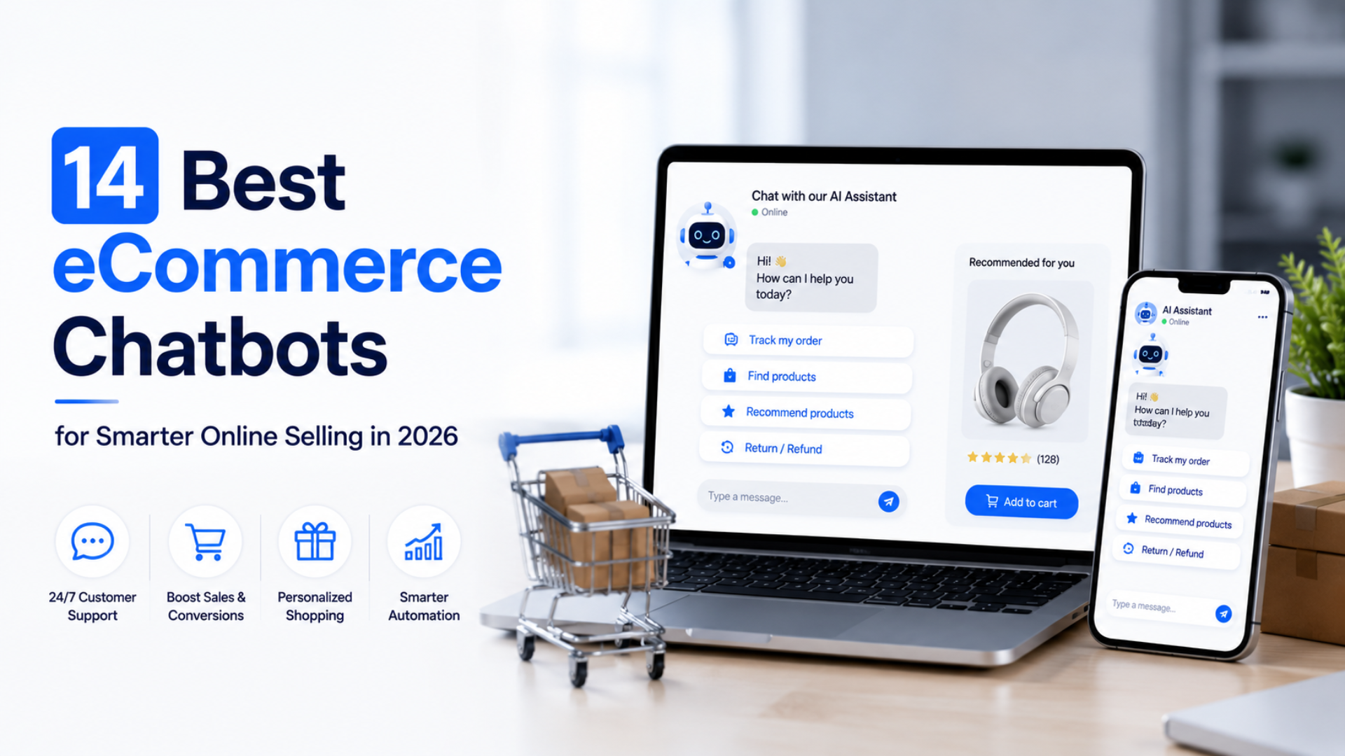 14 Best eCommerce Chatbots for Smarter Online Selling in 2026