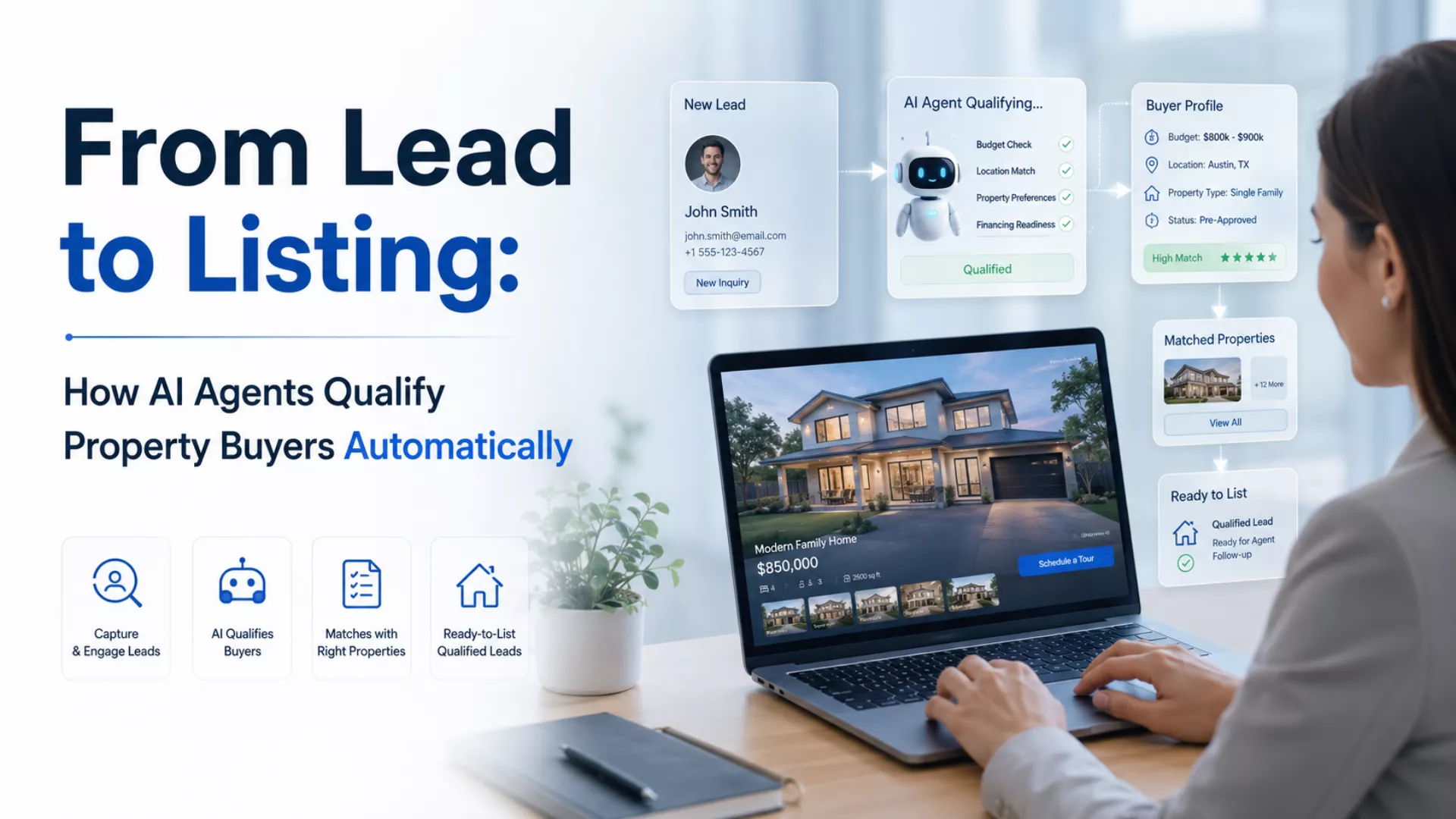From Lead to Listing: How AI Agents Qualify Property Buyers Automatically