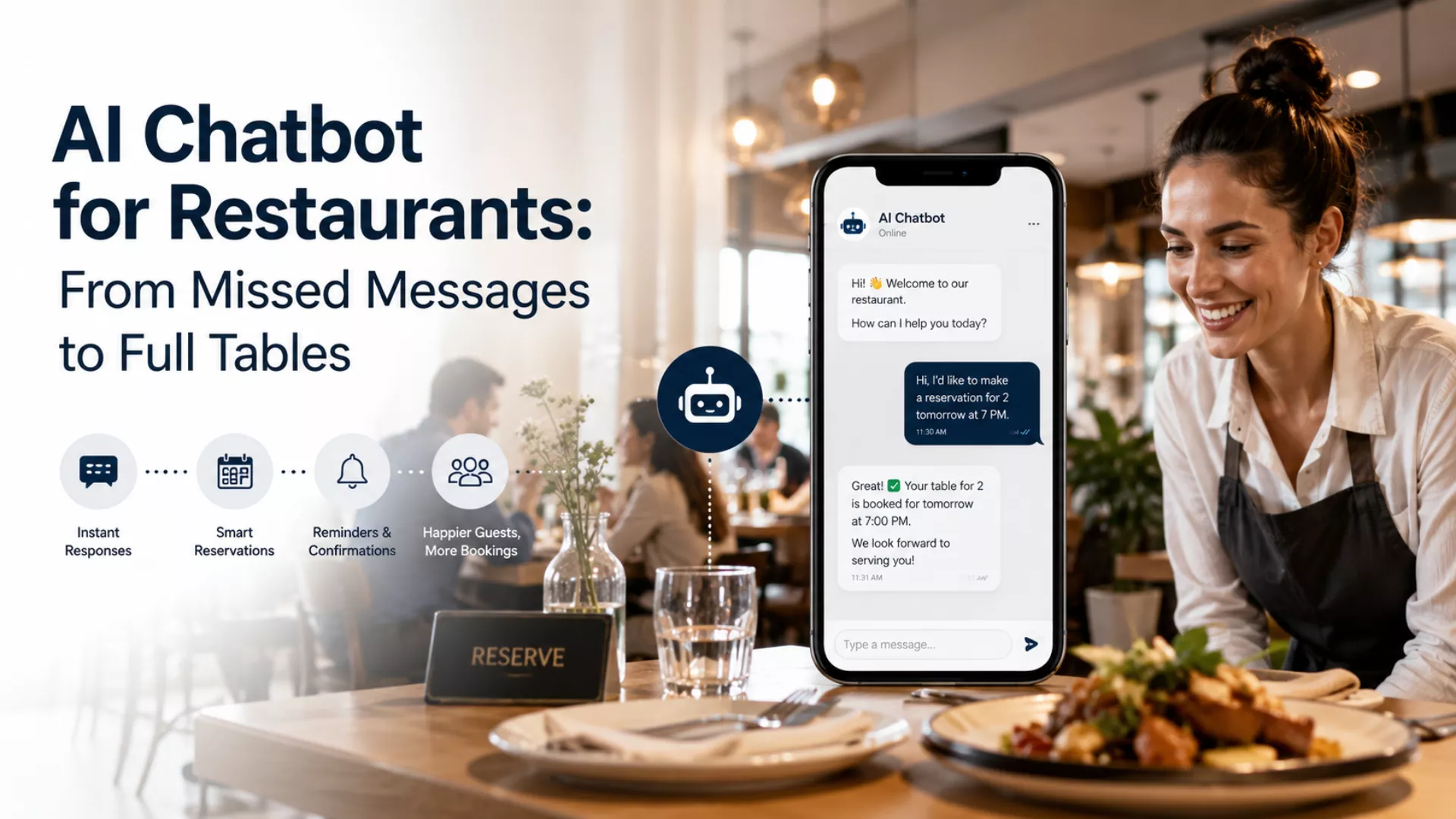 AI Chatbot for Restaurants: From Missed Messages to Full Tables