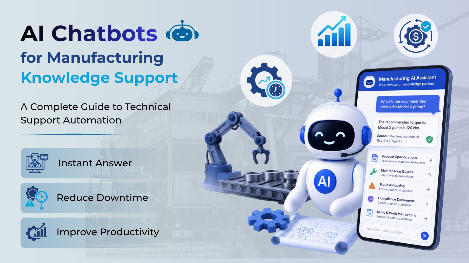 AI Chatbots for Manufacturing Knowledge Support: A Complete Guide to Technical Support Automation