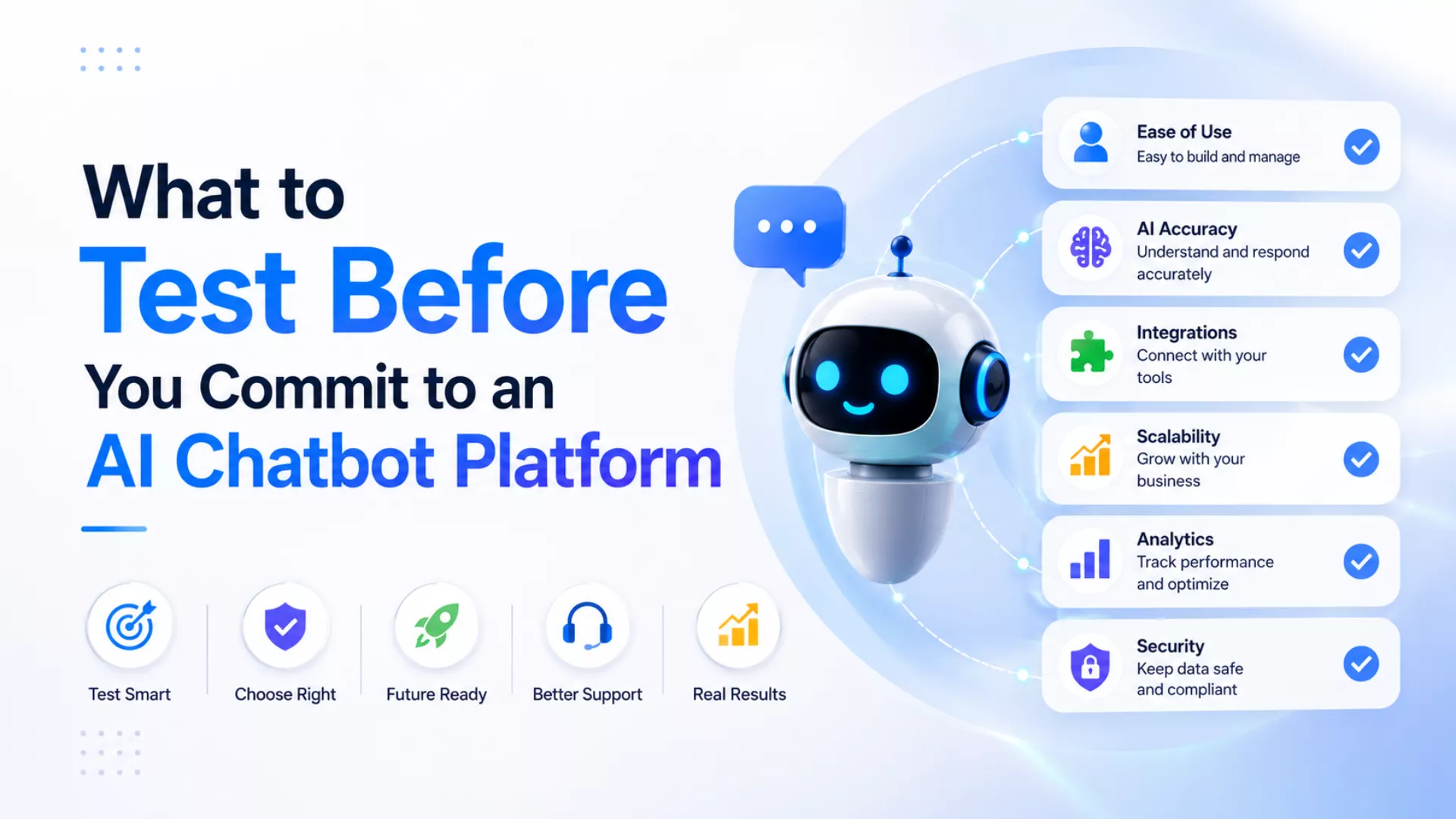 What to Test Before You Commit to an AI Chatbot Platform