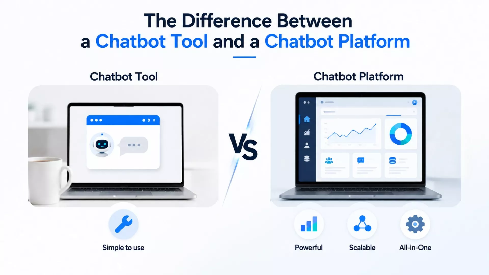 The Difference Between a Chatbot Tool and a Chatbot Platform