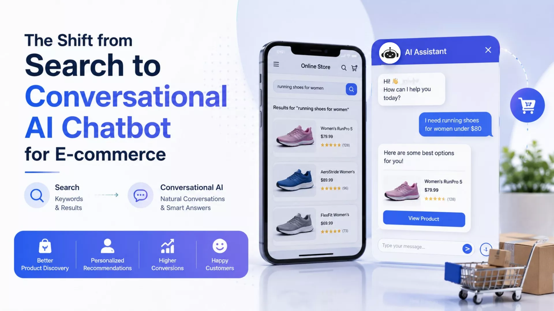 The Shift from Search to Conversational AI Chatbot for E-commerce
