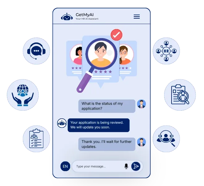 Enterprise AI HR Chatbot for Recruitment Automation | GetMyAI