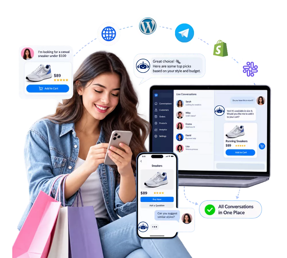 AI Concierge deployed across ecommerce customer channels