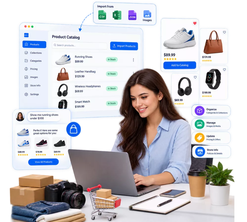 Ecommerce product catalog powering AI recommendations