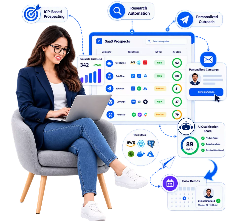Sales AI generating pipeline for SaaS revenue teams