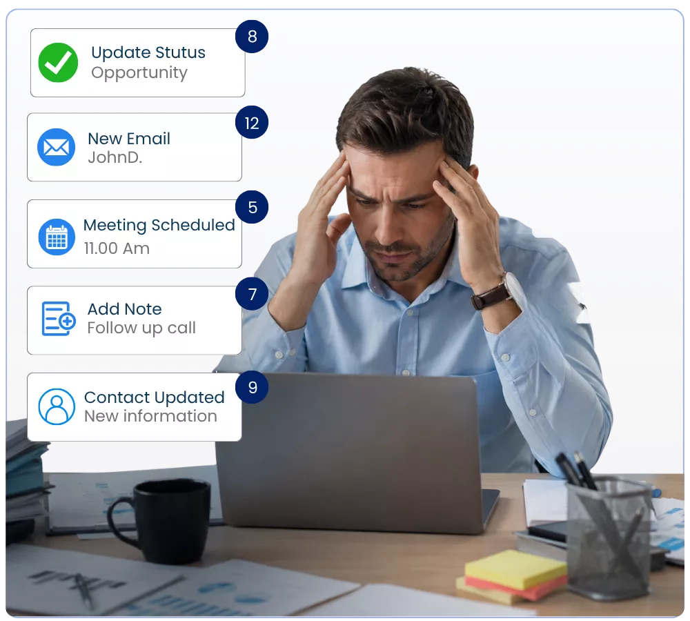 Sales AI keeping campaign and deal records updated automatically