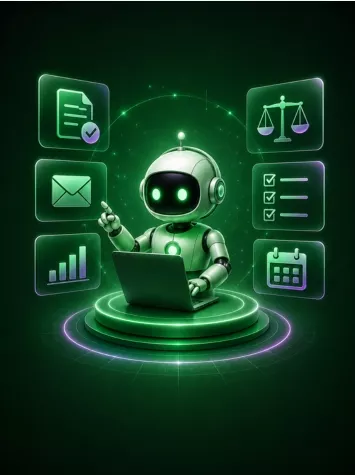 AI virtual assistant automating business workflows